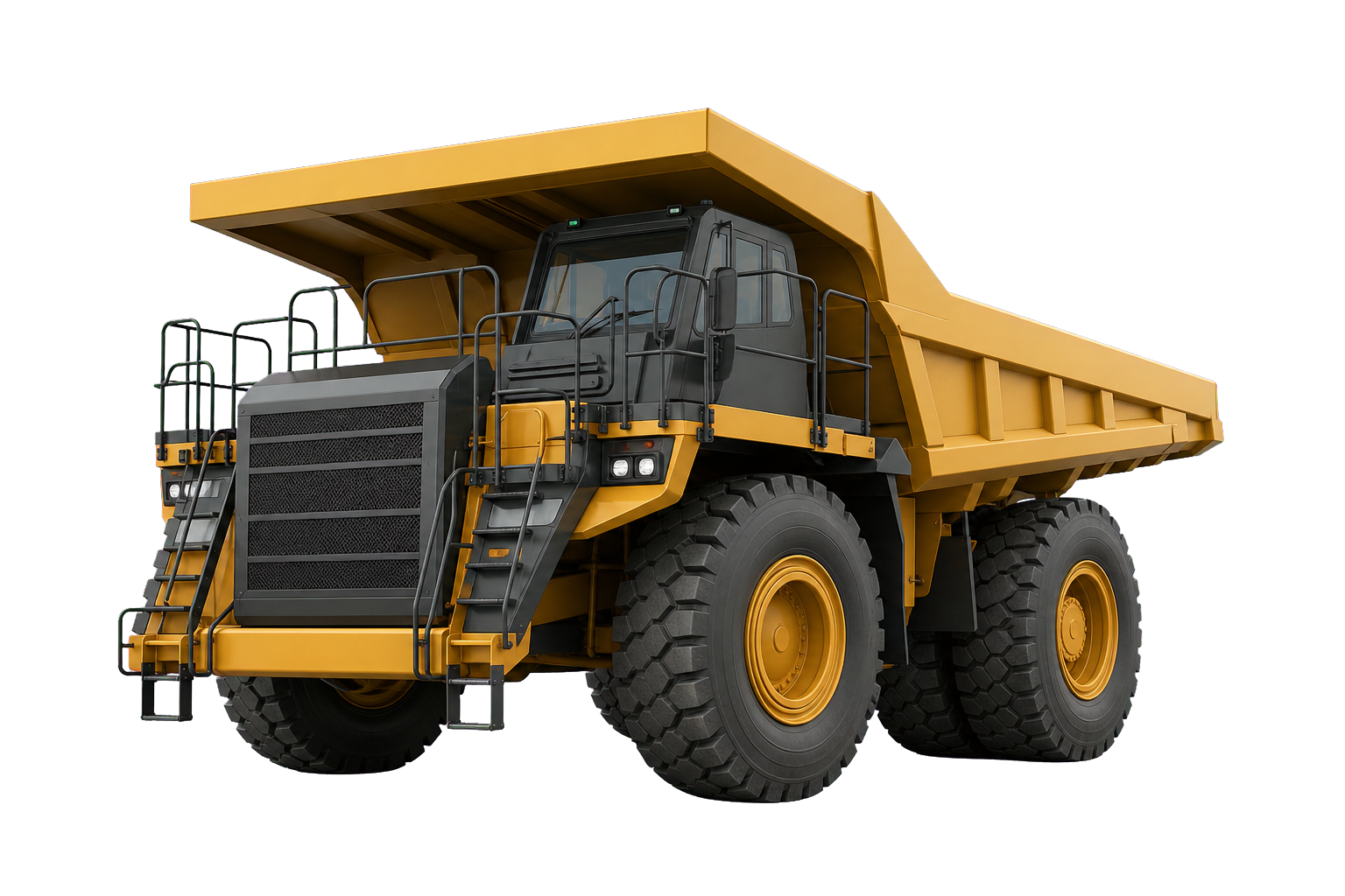 Rigid mining haul truck